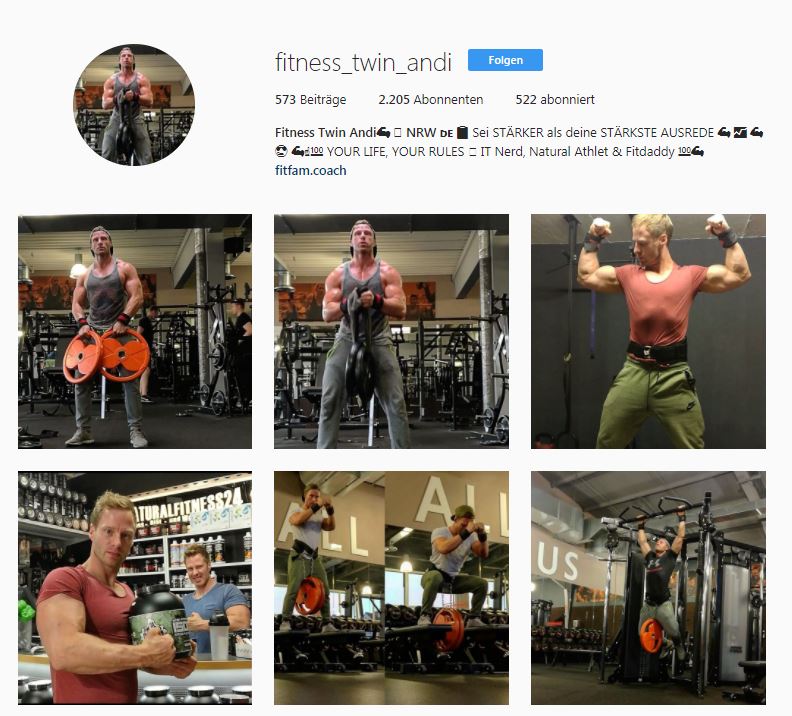 fitness blogger instagram